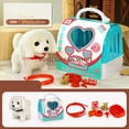 thumbnail image 1 of Portable Cage Children's Electric Simulation Pet Dog, Plush Walking Barking Wagging Tail Toy, Realistic Interactive Design, Portable, Educational, Safe Materials, Great Gift, Includes Cage Leash, 1 of 2