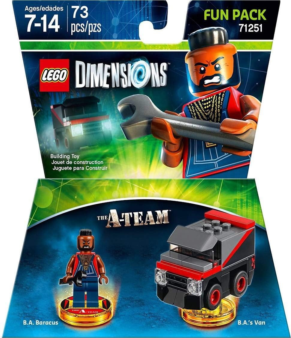 LEGO Dimensions 'A' Team Fun Pack Comes with Toy Pads and LEGO Building