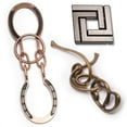 thumbnail image 1 of Juego de rompecabezas Toy MHY Brain Teaser Metal Cast 3D Difficult, 1 of 5