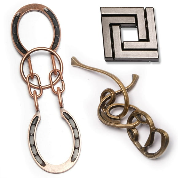 Juego de rompecabezas Toy MHY Brain Teaser Metal Cast 3D Difficult