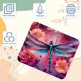 thumbnail image 3 of Dragonfly Printed Square Desk Mat Mousepad, 8.3x9.8 Inch, Non-Slip Rubber Bottom, Suitable for Office and Gaming, 3 of 6