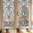thumbnail image 2 of European Style Colorful Window Stickers,PVC Anti-UV Blackout Window Sticker Waterproof and Dustproof Window Decals for Bedroom Living Room Decorative, 2 of 6