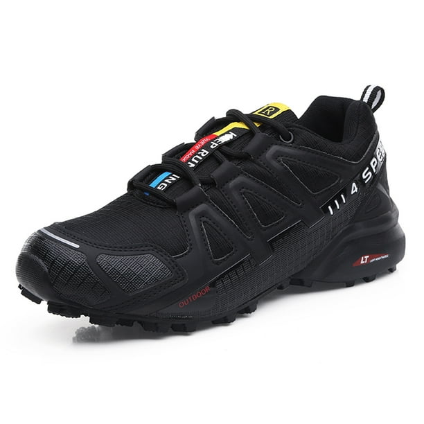 Calzado Camping para Hombre WDOplteas Senderismo Transpirables Al Aire Libre Negro 39