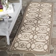 thumbnail image 2 of Safavieh Courtyard Darien Geometric Indoor/Outdoor Runner Rug, Beige/Dark Beige, 2'3" x 6'7", 2 of 8