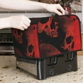 thumbnail image 7 of Fotbe Red And Black Abstract Skull for Four Slice Toaster Cover, Fingerprint Protector, Super Soft Appliance Cover And Dust Cover,Bread Dust Cover & Fingerprint Protection, 7 of 7