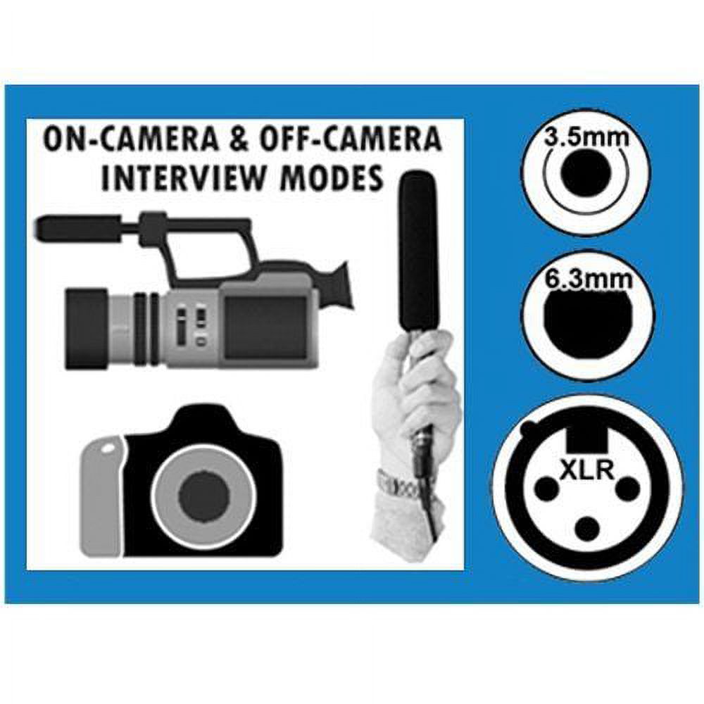 Nikon D7500 DSLR Digital Camera External Microphone Vidpro XM-55 13-Piece Professional Video & Broadcast Unidirectional Condenser Microphone Kit - image 5 of 7