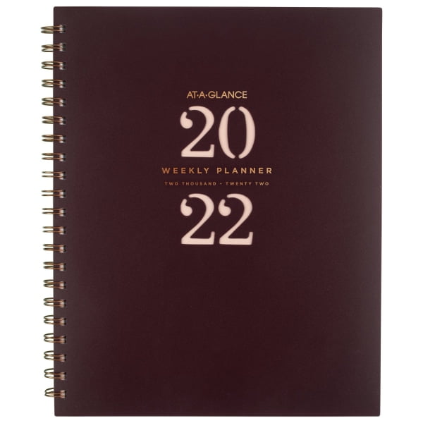 AT-A-GLANCE 13-Month Signature Collection Weekly/Monthly Planner, 8-1/2' x 11'