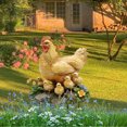 thumbnail image 5 of 30x20CM Hen & Chick Garden Stake - Colorful Acrylic Outdoor Lawn Decoration - Weatherproof Farm Animal Insertion Card for Yard, Patio & Flower Beds (Mother Hen Design), 5 of 5