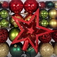 thumbnail image 3 of Adornos de Bolas de Navidad BLESIY 101 piezas Verde, 3 of 7