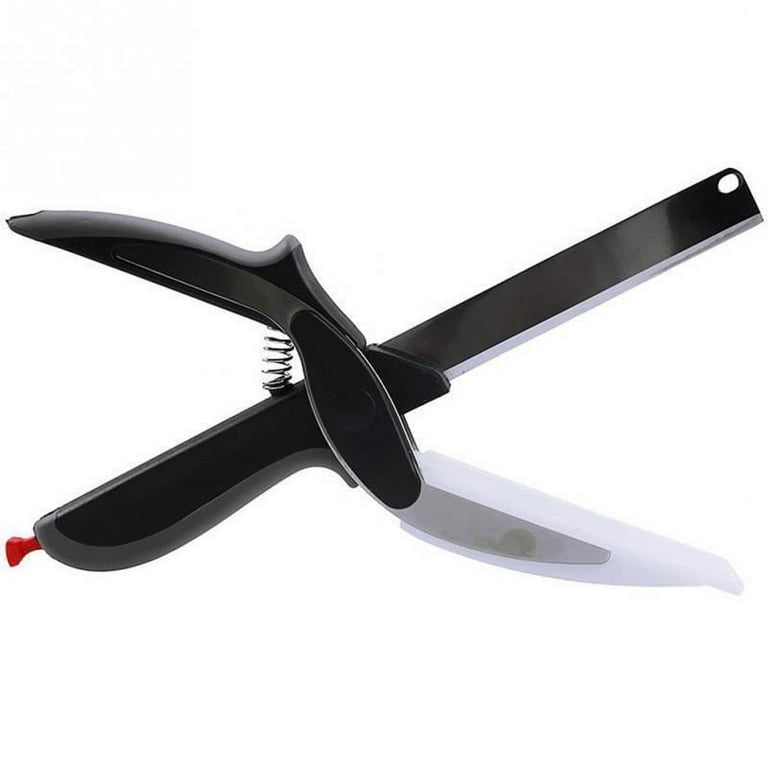 2-in-1 Clever Cutter Knife & Cutting Board Scissors Smart Tool As Seen On TV
