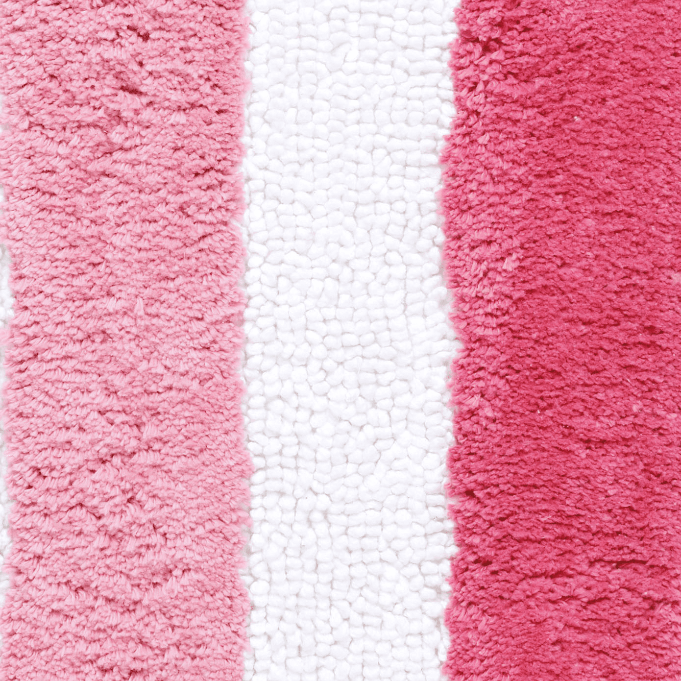Gap Home Kids Ombre Stripe Organic Cotton Non-Slip Bath Rug, Pink, 20x30  