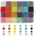 thumbnail image 2 of Beads Kit Including Glass Seed Beads Alphabet Letter Beads For Bracelet Jewelry Making Crafts Accessories, 2 of 4