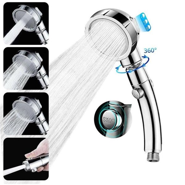 High Pressure Three Effluent Mode Shower Head 360 Degrees ...