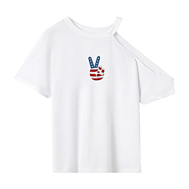 Camiseta de mujer de verano Activewear camiseta simple de cuello redondo para mochileros y viajes L