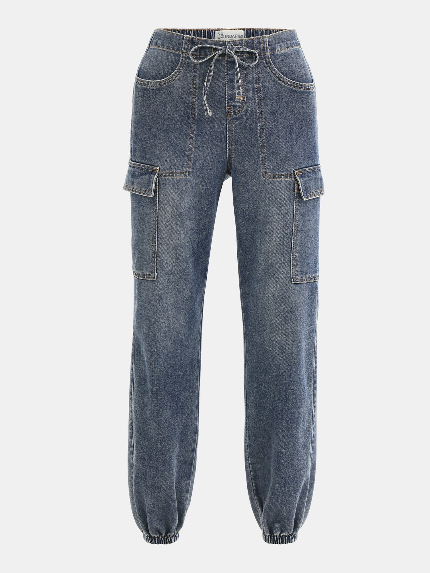 No Boundaries Cargo Joggers, 28'' Inseam, Women's