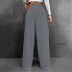 thumbnail image 4 of WILLBEST Pantalones Casuales de Mujer de Cintura Alta, Versátiles, Cómodos y de Pierna Ancha para Otoño E Invierno. Extra Grande, 4 of 8