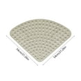thumbnail image 3 of JingChun Clearance Under $2.00 Corner Shower Mats Bath Mat with Suction Cups and Drains Holes Quickly Dry Antis Slip Bathmat Washable Shower Stall Mats for Bathroom, 3 of 6