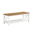 thumbnail image 3 of Convenience Concepts Table Basse Florence, Driftwood/blanc, 3 of 4
