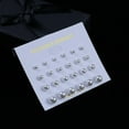 thumbnail image 4 of 12 Pairs 's Faux Pearl Multiple Size 3-6mm Ball Stud Earrings Set, 4 of 6