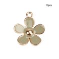 thumbnail image 2 of Sonducket 1 Juego de conector de pendiente de abalorio de flor, accesorios artesanales, colgante de collar de cinco pétalos de flores para mujeres, Ropa, zapatos y accesorios Miscelánea Gris Sonducket AP009897-05B, 2 of 6