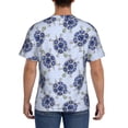 thumbnail image 2 of Rocae Turtle with Blue Stones for Men's Moisture-Wicking Crew Tee - T-Shirt for Sports, Outdoor Activities, and Casual WearMedium, 2 of 9