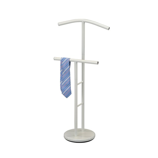 Organizador de ropa Pilaster Designs Santillo Doble para traje y corbata Metal Blanco HAVA801
