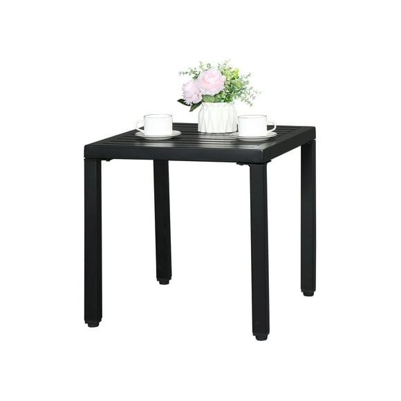 Wrought Iron Outdoor Side Table