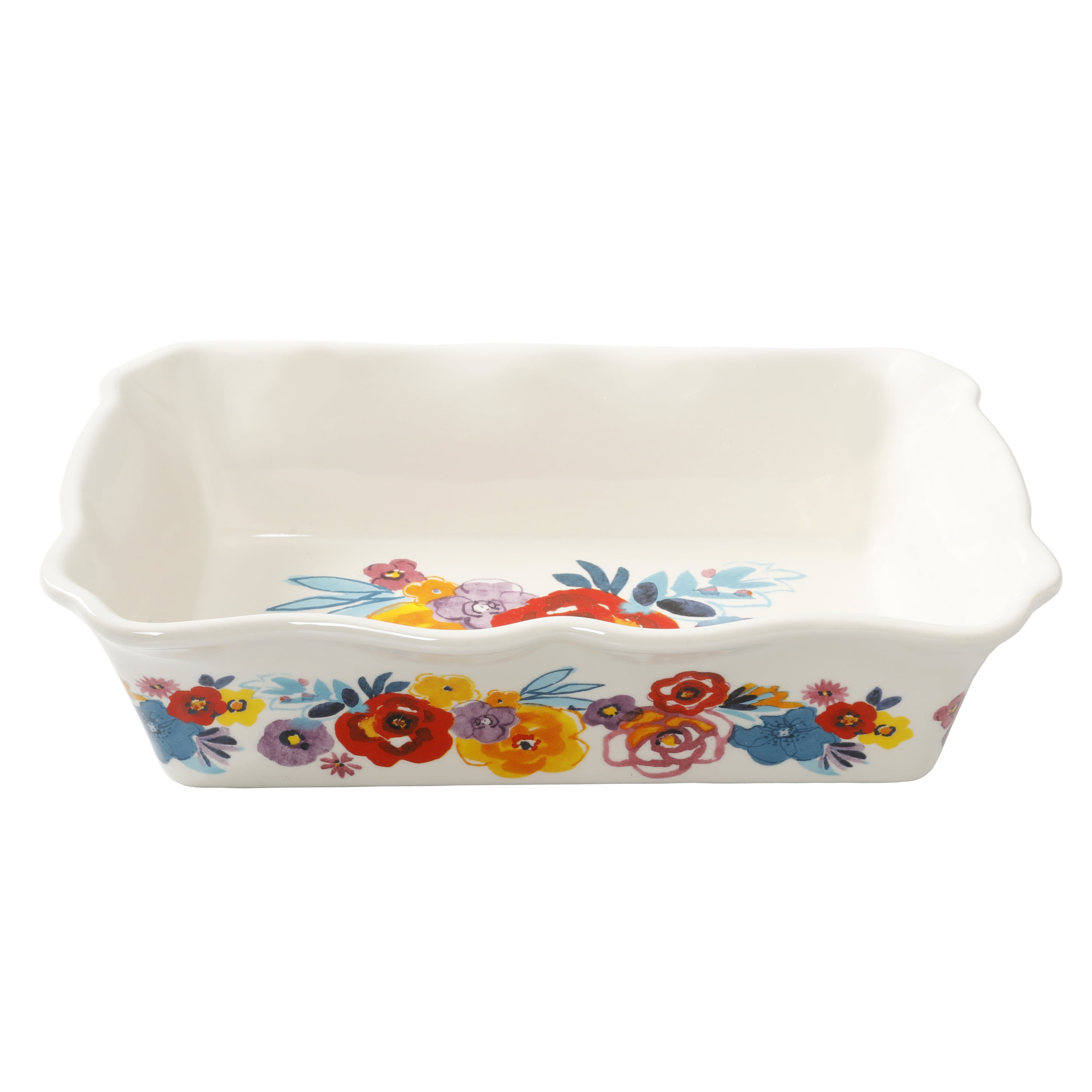 The Pioneer Woman Flea Market 14.75" Pie Plate and Baking Dish Set, 2 Pieces