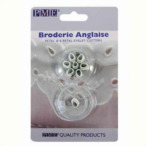 PME Broderie Anglaise petal and eyelet cutters