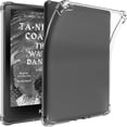 thumbnail image 2 of Clear Shell Cover Case for Amazon Kindle Paperwhite (11th Generation) 2021, Transparent Four Corner Protection TPU Drop Proof Shockproof Anti-Fingerprint Anti-Yellow Case, Clear, 2 of 7