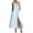 *Blue, variant on Women's Sleeveless Cotton-Linen Maxi Dress,Button Decor Split Side Flowy Dress For Women,Ladies Summer Party Going Out Shirt Dress with Pockets,Pink,S-2XL