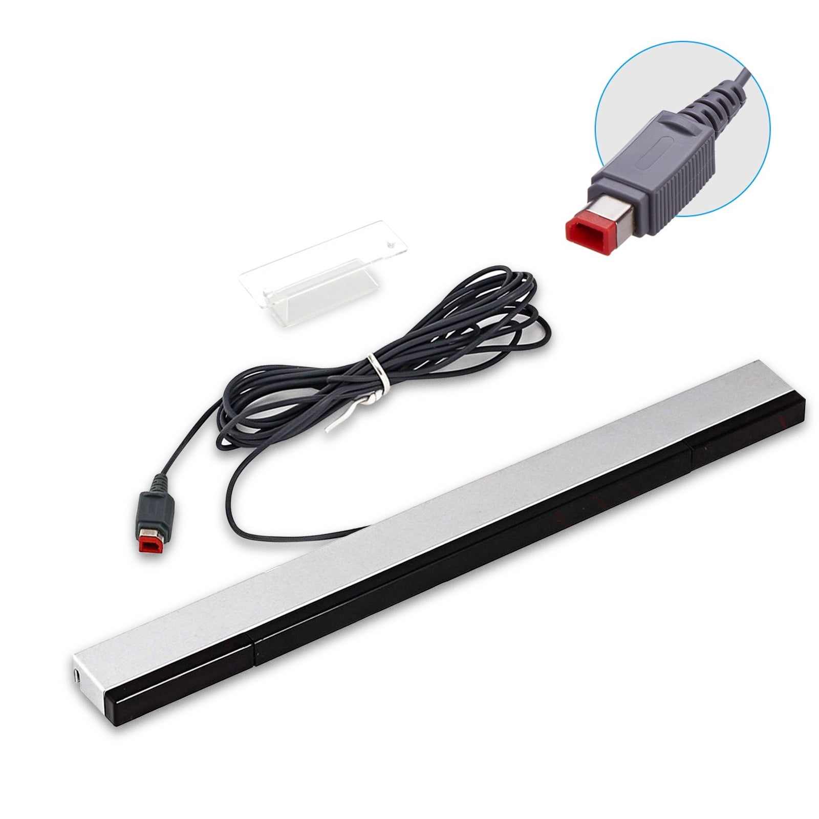 ongebruikt Integreren domineren TSV Wired Sensor Bar Fit for Nintendo Wii, Wii U Console, Wired IR Ray  Receiver Sensor Bar Fit for Nintendo Wii, Wii U, Wired Infrared Remote  Motion Sensor Bar for Nintendo Wii