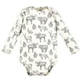 thumbnail image 4 of Touched by Nature Organic Cotton Long-Sleeve Bodysuits, Neutral Woodland, 18-24 Months, 4 of 7