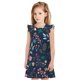 thumbnail image 1 of Fotbe Colorful Flowers Vestido de Dormir para Niñas de 3 a 10 Años, Mangas Cortas, Estilo Princesa, Pijama Camisón con Mangas Voladas-X-Large, 1 of 6