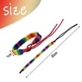 thumbnail image 2 of 2 uds pulsera del orgullo del arcoíris hecha a mano cama pulsera de cuerda de la Amistad para pulsera LGBTQ Gay y lesbiana tamaño ajustable, 2 of 6