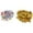C, variante sur MERIGLARE Pierres Précieuses de Pirate avec Pièces d'Or en Plastique Ensemble de Fête de Pirate Ensemble de Jouets - A, 3,5 cm A