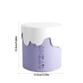 thumbnail image 3 of BAOPAI Desktop Trash Can Push Type Compact Size Keep Space Clean and Organized Small Wastebasket for Home Office Bedroom, 3 of 6