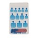 thumbnail image 2 of 24 Piezas Puntas de Uñas Completas del pie Yinane Natural Falso Decoración Pedicura azul un tamaño, 2 of 8