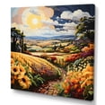 thumbnail image 2 of Designart "Countryside Pastoral Collage III" Landscapes Canvas Art Print, 2 of 5