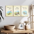 thumbnail image 3 of Elephant Stock Winnie The Pooh My Favorite Day Wall Art - Horizontal Multi Panel Canvas - Living Room Wall Decor - Kids And Nursery Multi Panel - Yellow And Blue Decor - 26" x 12", 3 of 8