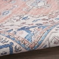 thumbnail image 5 of Nourison Fulton Bordered Medallion Non-Slip Flatwoven Indoor Rug Coral 2'3" x 7'6", 5 of 5