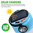 thumbnail image 5 of Linterna solar portátil LED impermeable para colgar, lámpara decorativa para jardín, regulable, con gancho, recargable por USB, iluminación para viajes al aire libre, L, BLANCO, 5 of 5