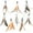 8 PCS Feather Refills, variant on miwoowim Cat Toys Interactive for Indoor Cats, 2PCS Ultra-Long Teaser(50"+38")+9PCS Da Bird Feather Refills, Fishing Pole Toy,Retractable Cat Wand Toy and Feather Toys Refills Attachment Replacement