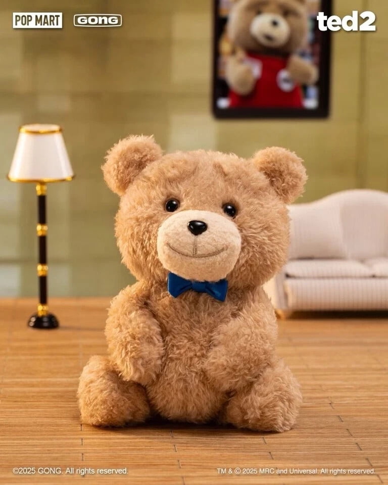 US Seller Pop Mart Ted2 Teddy Bear Action Plush Pendant Assortment Box