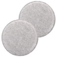 thumbnail image 1 of OULII 2 Pcs Coussin Rond Décoratif Gris Coussin de Santé pour Bureau, 1 of 5