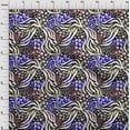 thumbnail image 3 of oneOone Cotton Poplin Maroon Fabric Animal Skin Craft Projects Decor Fabric Printed By The Yard 42 Inch Wide-SPC, 3 of 4