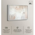 thumbnail image 3 of Art Remedy Muted Neutral Art Canvas, 45" x 36", White Frame, Opalescent Hues III, 3 of 7