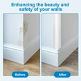 thumbnail image 3 of Uxcell 4 Pack 1.3 ft x 1.57 Inch Edge Corner Protectors, Self Adhesive Wall Corner Protector for Furniture Table Door Wall Edge Guard, Clear, 3 of 7