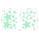 thumbnail image 5 of Pegatinas luminosas Calcomanías de pared, 435 piezas Estrellas luminosas Puntos y Luna Pegatinas de pared Pegatinas de pared DIY para dormitorio Niños Niñas Guardería Adepaton LL-1457, 5 of 8