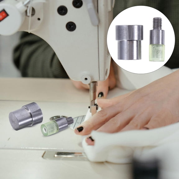 DEEPCRAFF 2Pcs Manual Hand Press Rivet Setting Tool with Double Capped Rivets Die for Clothes